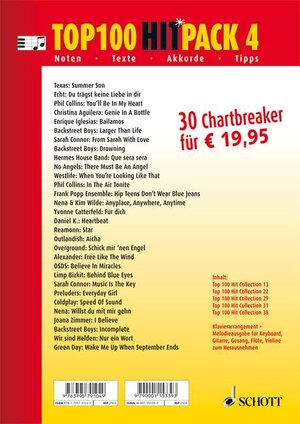 Buchcover Top 100 Hitpack 4  | EAN 9783795791049 | ISBN 3-7957-9104-9 | ISBN 978-3-7957-9104-9