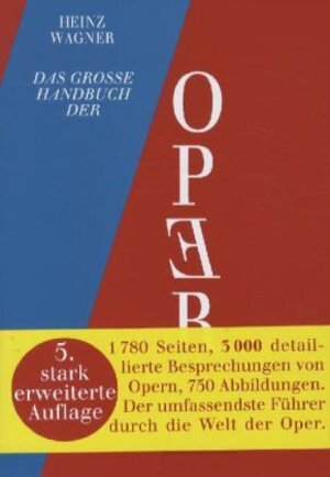 Buchcover Das große Handbuch der Oper | Heinz Wagner | EAN 9783795909031 | ISBN 3-7959-0903-1 | ISBN 978-3-7959-0903-1
