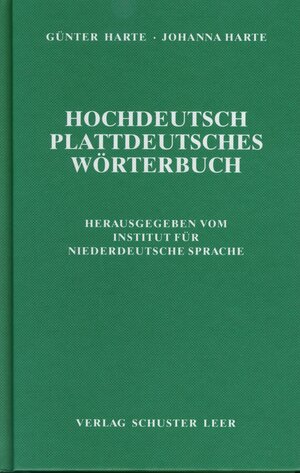 Buchcover Hochdeutsch-Plattdeutsches Wörterbuch | Günter Harte | EAN 9783796302435 | ISBN 3-7963-0243-2 | ISBN 978-3-7963-0243-5