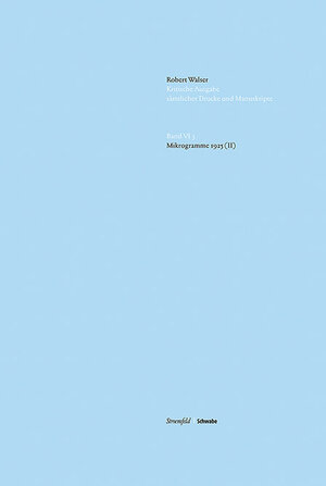 Buchcover Mikrogramme 1925 (II) | EAN 9783796541773 | ISBN 3-7965-4177-1 | ISBN 978-3-7965-4177-3