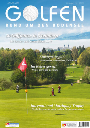 Buchcover Golfen rund um den Bodensee 2017  | EAN 9783797707314 | ISBN 3-7977-0731-2 | ISBN 978-3-7977-0731-4