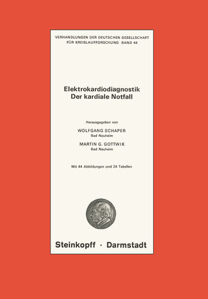 Buchcover Elektrokardiodiagnostik der Kardiale Notfall | Wolfgang Schaper | EAN 9783798505292 | ISBN 3-7985-0529-2 | ISBN 978-3-7985-0529-2