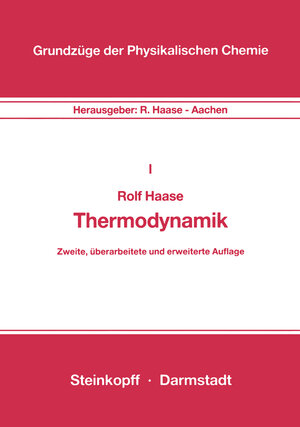 Buchcover Thermodynamik | R. Haase | EAN 9783798506763 | ISBN 3-7985-0676-0 | ISBN 978-3-7985-0676-3