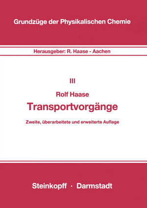 Buchcover Transportvorgänge | R. Haase | EAN 9783798507388 | ISBN 3-7985-0738-4 | ISBN 978-3-7985-0738-8