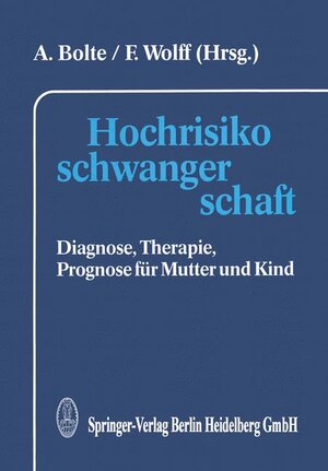 Buchcover Hochrisikoschwangerschaft  | EAN 9783798507753 | ISBN 3-7985-0775-9 | ISBN 978-3-7985-0775-3
