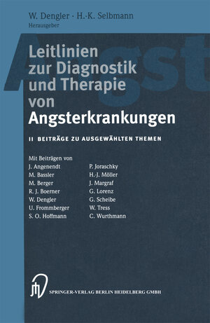 Buchcover Leitlinien zur Diagnostik und Therapie von Angsterkrankungen  | EAN 9783798512214 | ISBN 3-7985-1221-3 | ISBN 978-3-7985-1221-4