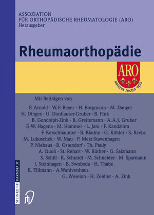 Buchcover Rheumaorthopädie  | EAN 9783798514911 | ISBN 3-7985-1491-7 | ISBN 978-3-7985-1491-1