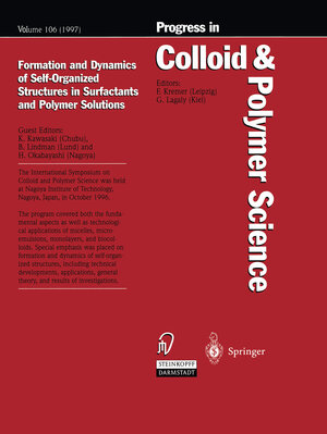 Buchcover Formation and Dynamics of Self-Organized Structures in Surfactants and Polymer Solutions | EAN 9783798516595 | ISBN 3-7985-1659-6 | ISBN 978-3-7985-1659-5