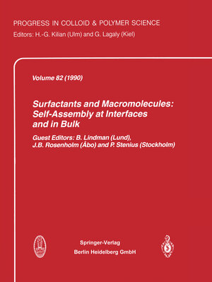 Buchcover Surfactants and Macromolecules: Self-Assembly at Interfaces and in Bulk  | EAN 9783798516885 | ISBN 3-7985-1688-X | ISBN 978-3-7985-1688-5