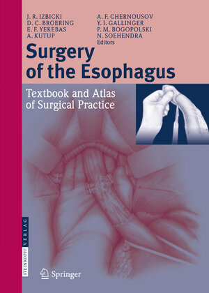 Buchcover Surgery of the Esophagus  | EAN 9783798517431 | ISBN 3-7985-1743-6 | ISBN 978-3-7985-1743-1