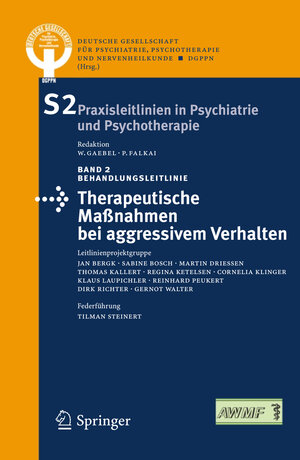 Buchcover Therapeutische Maßnahmen bei aggressivem Verhalten in der Psychiatrie und Psychotherapie  | EAN 9783798519190 | ISBN 3-7985-1919-6 | ISBN 978-3-7985-1919-0