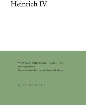 Buchcover Heinrich IV  | EAN 9783799568692 | ISBN 3-7995-6869-7 | ISBN 978-3-7995-6869-2