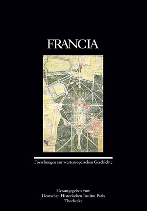 Buchcover Francia 39 (2012)  | EAN 9783799581301 | ISBN 3-7995-8130-8 | ISBN 978-3-7995-8130-1