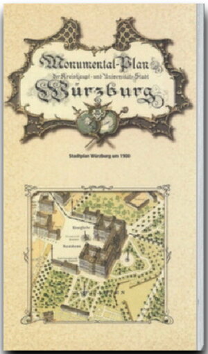 Würzburg. Stadtplan um 1900