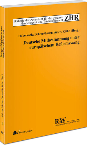 Buchcover Deutsche Mitbestimmung unter europäischem Reformzwang  | EAN 9783800516339 | ISBN 3-8005-1633-0 | ISBN 978-3-8005-1633-9