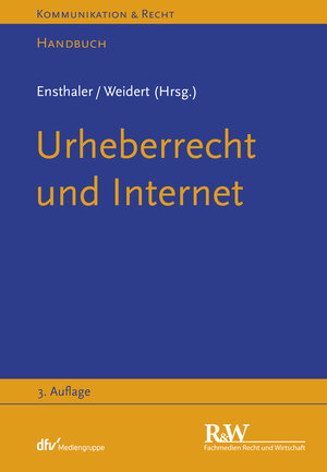 Buchcover Urheberrecht und Internet | Jürgen Ensthaler | EAN 9783800590896 | ISBN 3-8005-9089-1 | ISBN 978-3-8005-9089-6