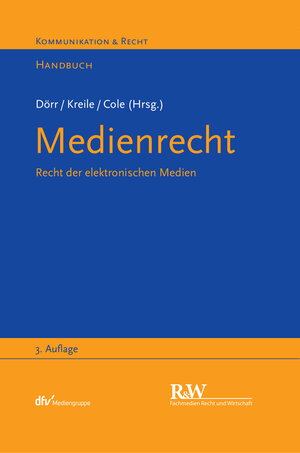 Buchcover Medienrecht  | EAN 9783800593873 | ISBN 3-8005-9387-4 | ISBN 978-3-8005-9387-3