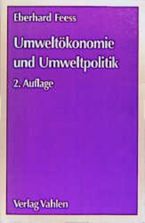 Umweltökonomie und Umweltpolitik