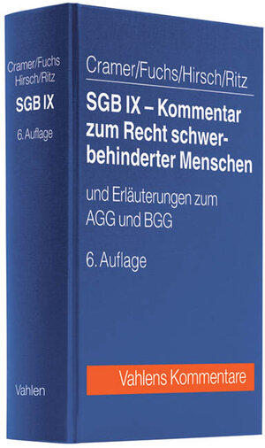 Buchcover SGB IX - Kommentar zum Recht schwerbehinderter Menschen | Karl Jung | EAN 9783800629534 | ISBN 3-8006-2953-4 | ISBN 978-3-8006-2953-4