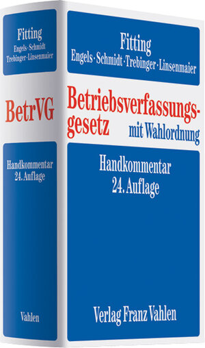 Buchcover Betriebsverfassungsgesetz | Karl Fitting | EAN 9783800633791 | ISBN 3-8006-3379-5 | ISBN 978-3-8006-3379-1