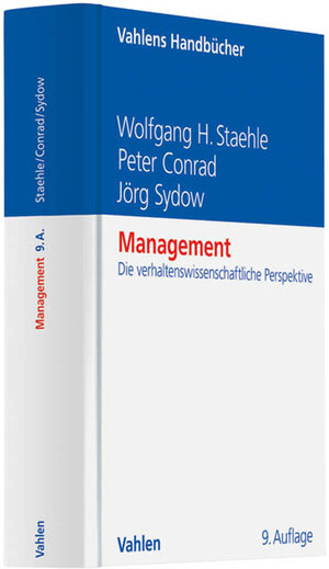 Buchcover Management | Wolfgang H. Staehle | EAN 9783800635139 | ISBN 3-8006-3513-5 | ISBN 978-3-8006-3513-9