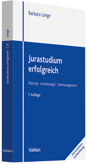Buchcover Jurastudium erfolgreich | Barbara Lange | EAN 9783800638826 | ISBN 3-8006-3882-7 | ISBN 978-3-8006-3882-6