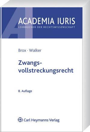 Buchcover Zwangsvollstreckungsrecht | Hans Brox | EAN 9783800640089 | ISBN 3-8006-4008-2 | ISBN 978-3-8006-4008-9