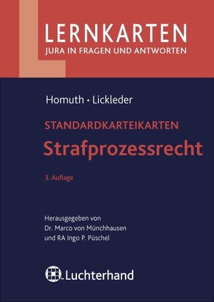 Buchcover Strafprozessrecht | Andreas Homuth | EAN 9783800640720 | ISBN 3-8006-4072-4 | ISBN 978-3-8006-4072-0