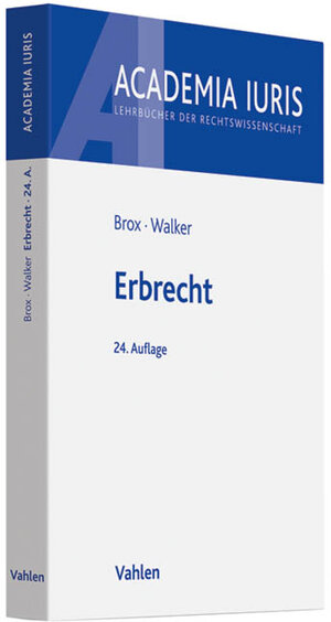 Buchcover Erbrecht | Hans Brox | EAN 9783800641499 | ISBN 3-8006-4149-6 | ISBN 978-3-8006-4149-9