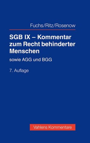 Buchcover SGB IX - Kommentar zum Recht behinderter Menschen | Karl Jung | EAN 9783800649792 | ISBN 3-8006-4979-9 | ISBN 978-3-8006-4979-2