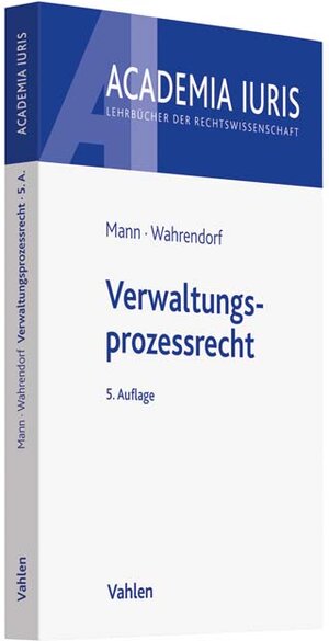 Buchcover Verwaltungsprozessrecht | Thomas Mann | EAN 9783800662609 | ISBN 3-8006-6260-4 | ISBN 978-3-8006-6260-9