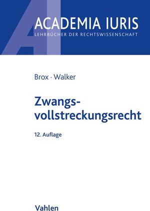 Buchcover Zwangsvollstreckungsrecht | Hans Brox | EAN 9783800666553 | ISBN 3-8006-6655-3 | ISBN 978-3-8006-6655-3