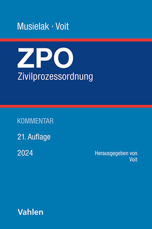 Buchcover Zivilprozessordnung  | EAN 9783800672585 | ISBN 3-8006-7258-8 | ISBN 978-3-8006-7258-5