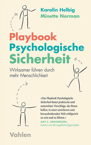 Buchcover Playbook Psychologische Sicherheit | Karolin Helbig | EAN 9783800672998 | ISBN 3-8006-7299-5 | ISBN 978-3-8006-7299-8
