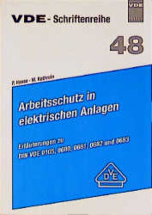 Buchcover Arbeitsschutz in elektrischen Anlagen | Peter Hasse | EAN 9783800721856 | ISBN 3-8007-2185-6 | ISBN 978-3-8007-2185-6