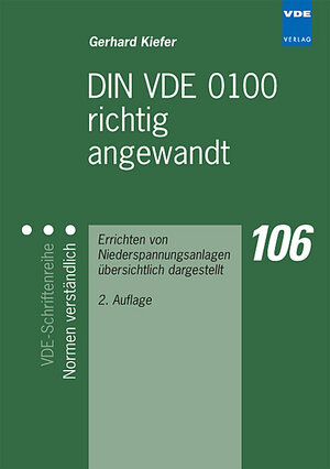 Buchcover DIN VDE 0100 richtig angewandt | Gerhard Kiefer | EAN 9783800728664 | ISBN 3-8007-2866-4 | ISBN 978-3-8007-2866-4