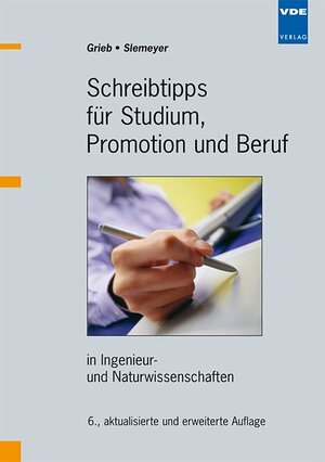 Buchcover Schreibtipps für Diplomanden und Doktoranden | Wolfgang Grieb | EAN 9783800729340 | ISBN 3-8007-2934-2 | ISBN 978-3-8007-2934-0