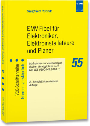 Buchcover EMV-Fibel für Elektroniker, Elektroinstallateure und Planer | Siegfried Rudnik | EAN 9783800733682 | ISBN 3-8007-3368-4 | ISBN 978-3-8007-3368-2
