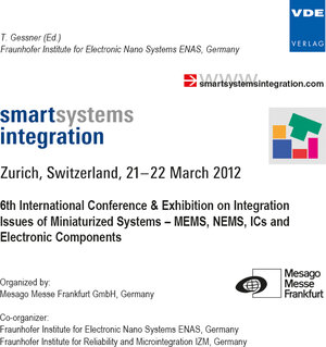 Buchcover smartsystems integration 2012  | EAN 9783800734238 | ISBN 3-8007-3423-0 | ISBN 978-3-8007-3423-8