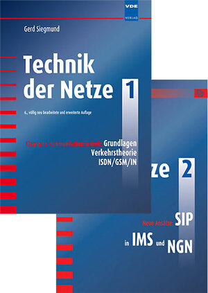 Buchcover Technik der Netze (Set) | Gerd Siegmund | EAN 9783800734818 | ISBN 3-8007-3481-8 | ISBN 978-3-8007-3481-8