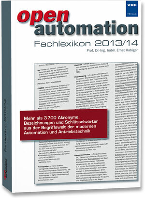 Buchcover openautomation Fachlexikon 2013/2014  | EAN 9783800735242 | ISBN 3-8007-3524-5 | ISBN 978-3-8007-3524-2