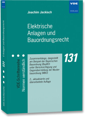 Buchcover Elektrische Anlagen und Bauordnungsrecht | Joachim Jackisch | EAN 9783800735631 | ISBN 3-8007-3563-6 | ISBN 978-3-8007-3563-1