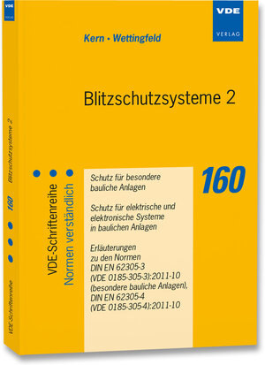 Buchcover Blitzschutzsysteme 2 | Alexander Kern | EAN 9783800736539 | ISBN 3-8007-3653-5 | ISBN 978-3-8007-3653-9