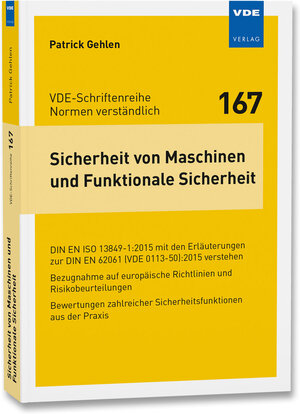 Buchcover Sicherheit von Maschinen und Funktionale Sicherheit | Patrick Gehlen | EAN 9783800741809 | ISBN 3-8007-4180-6 | ISBN 978-3-8007-4180-9