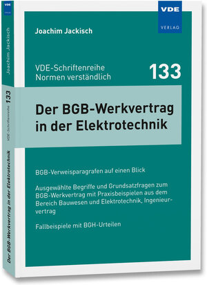 Buchcover Der BGB-Werkvertrag in der Elektrotechnik | Joachim Jackisch | EAN 9783800743193 | ISBN 3-8007-4319-1 | ISBN 978-3-8007-4319-3