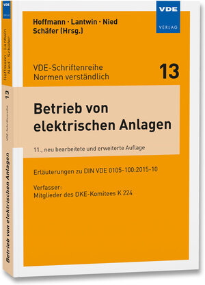 Buchcover Betrieb von elektrischen Anlagen  | EAN 9783800743223 | ISBN 3-8007-4322-1 | ISBN 978-3-8007-4322-3