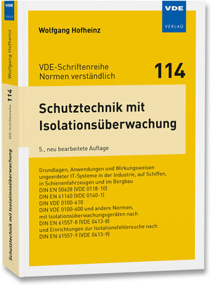 Buchcover Schutztechnik mit Isolationsüberwachung | Wolfgang Hofheinz | EAN 9783800753895 | ISBN 3-8007-5389-8 | ISBN 978-3-8007-5389-5