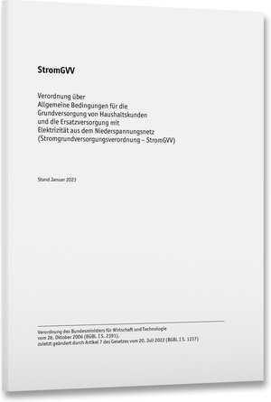 Buchcover StromGVV – Stromgrundversorgungsverordnung  | EAN 9783800760305 | ISBN 3-8007-6030-4 | ISBN 978-3-8007-6030-5
