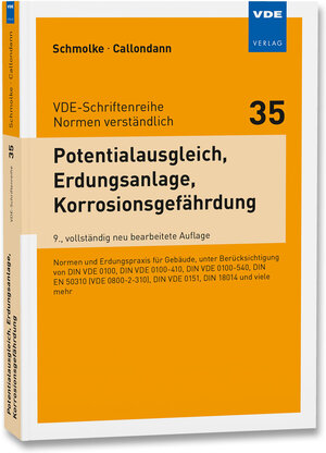 Buchcover Potentialausgleich, Erdungsanlage, Korrosionsgefährdung | Herbert Schmolke | EAN 9783800761753 | ISBN 3-8007-6175-0 | ISBN 978-3-8007-6175-3