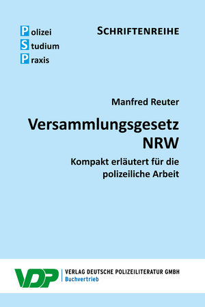 Buchcover Versammlungsgesetz NRW | Manfred Reuter | EAN 9783801109189 | ISBN 3-8011-0918-6 | ISBN 978-3-8011-0918-9